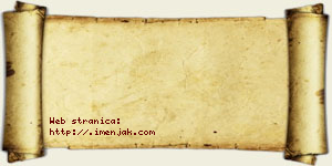 Tina Jezdimirović vizit kartica